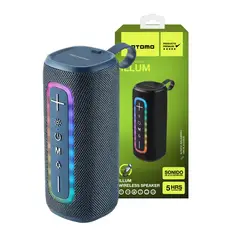 MOTOMO - Parlante Inalámbrico ILLUM PAPOBT23 RGB Color Azul