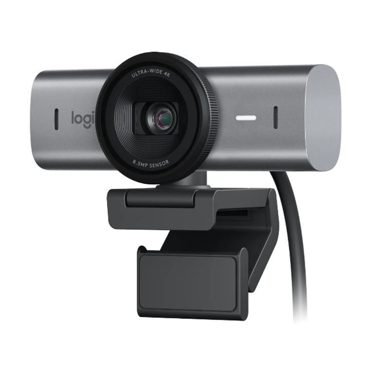 LOGITECH - Logitech MX Brio Webcam 4K 85MP Micrófono USB-C Gris