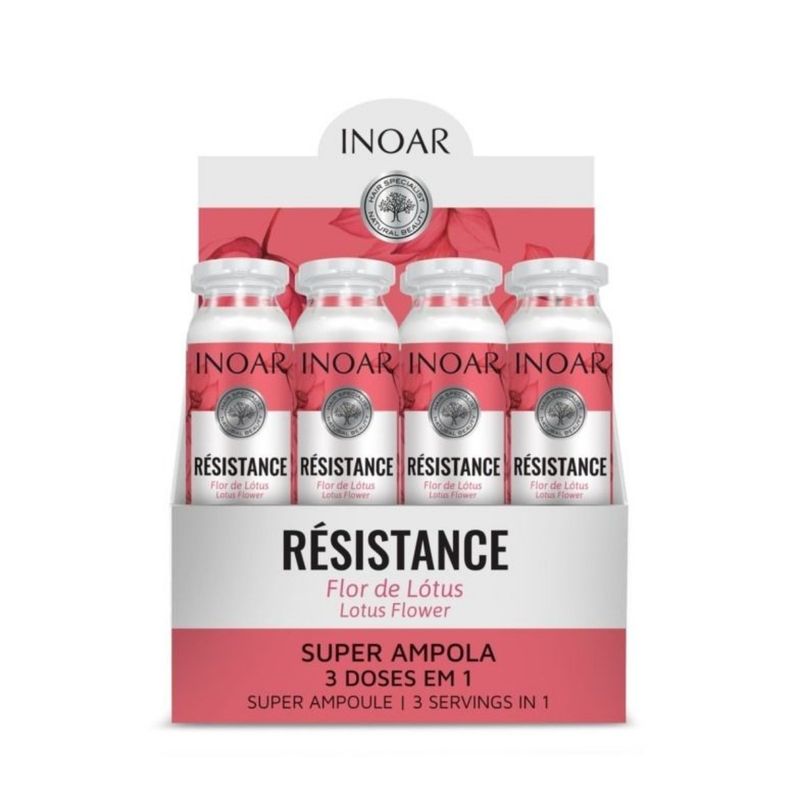 INOAR - Ampolla Resistance Flor De Loto Inoar 12und 45ml.-