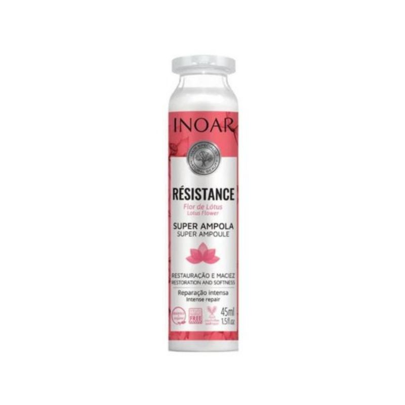 INOAR - Ampolla Resistance Flor De Loto Inoar 6 Unidades 45ml.-