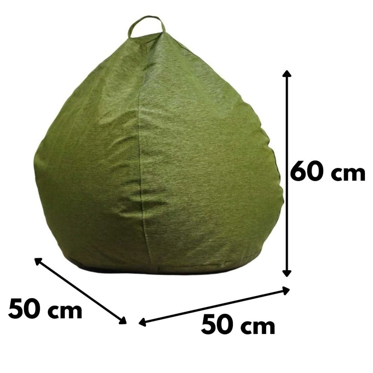 GENERICO - Pouf Pera Infantil Pistacho 60x50x50 Maxima Design