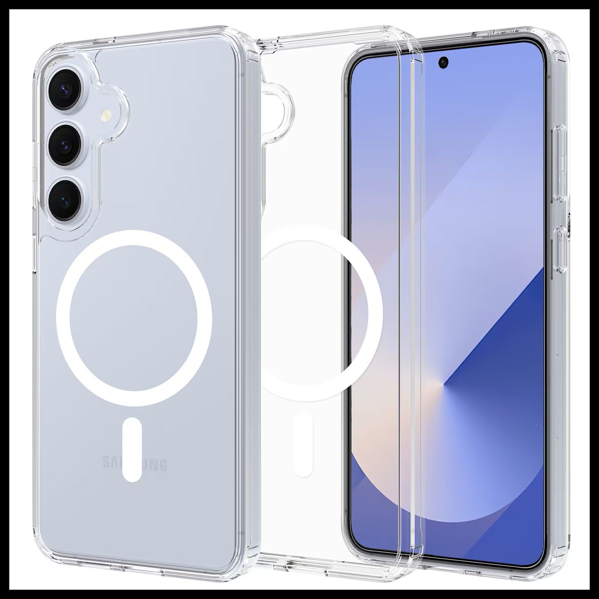 GENERICO - Carcasa Transparente Con Magsafe Para Samsung S25 Plus