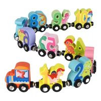 Tren De Animales Juguete Didáctico En Madera Estimulación