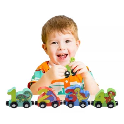 Imagen 2 del producto Tren De Animales Juguete Didáctico En Madera Estimulación