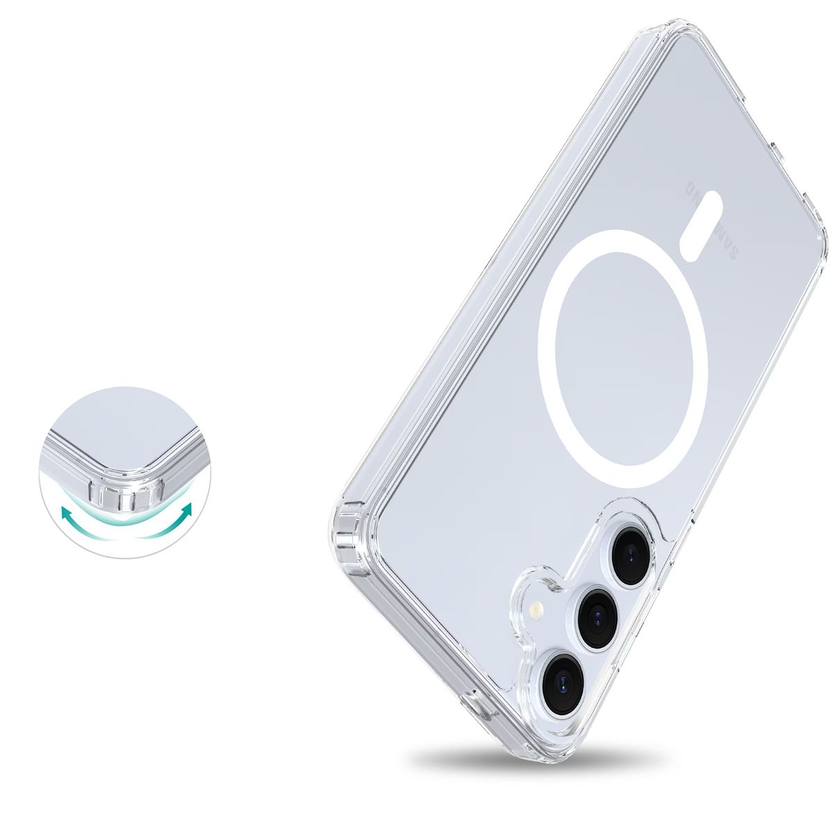 GENERICO - Carcasa Transparente Con Magsafe Para Samsung S25