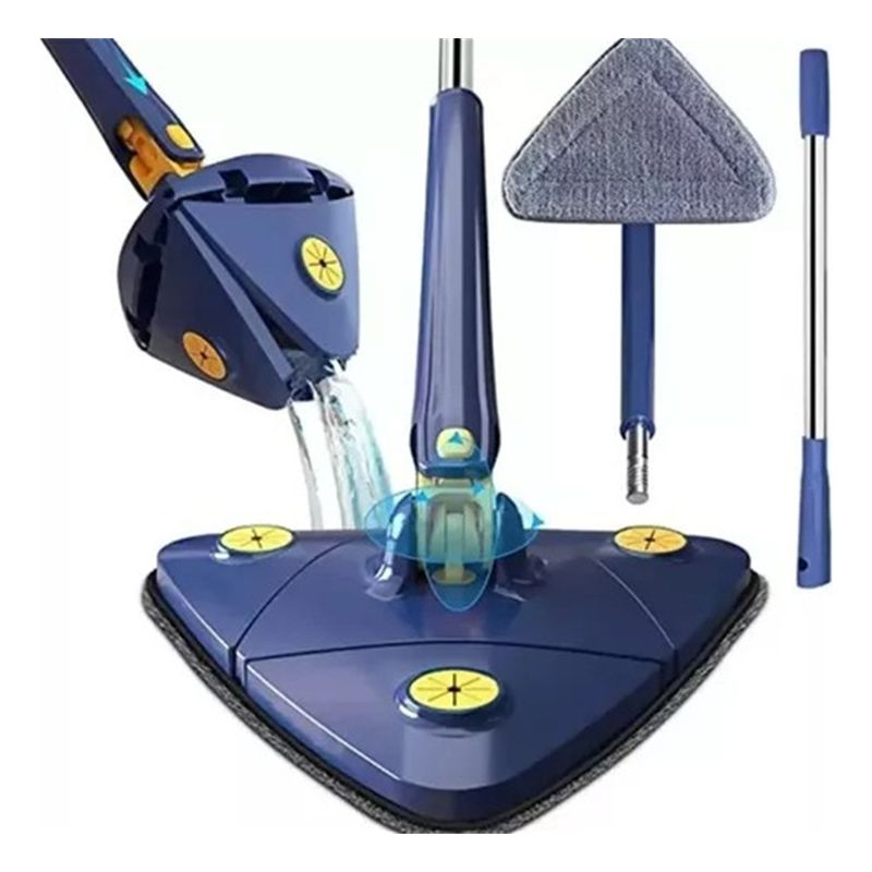 GENERICO - Mopa Trapeador Gira 360° Triangular Escurridor Automatico