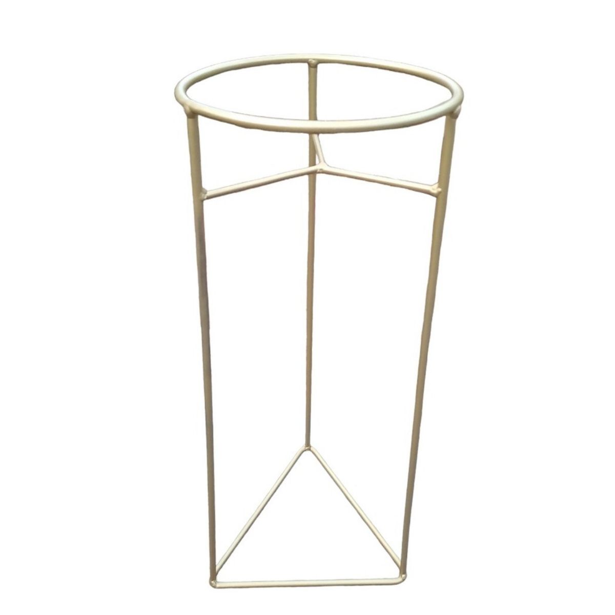 GENERICO - SOPORTE PARA MACETAS 60 CM COLOR DORADO MATE