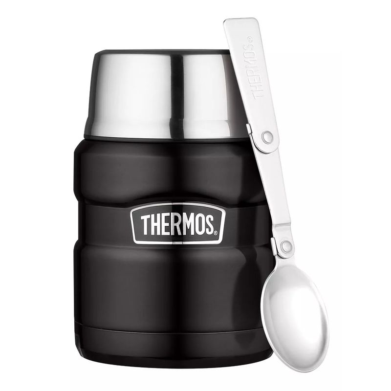 THERMOS - Termo Comida King Acero Inox 470 Ml Negro - Thermos