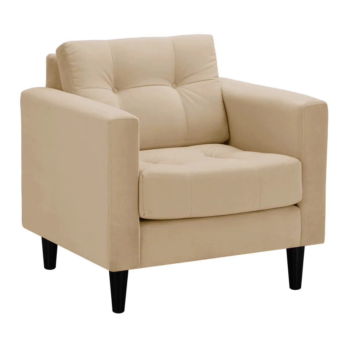 BODEVIR - Sofa Retro 1C Felpa 00 Beige