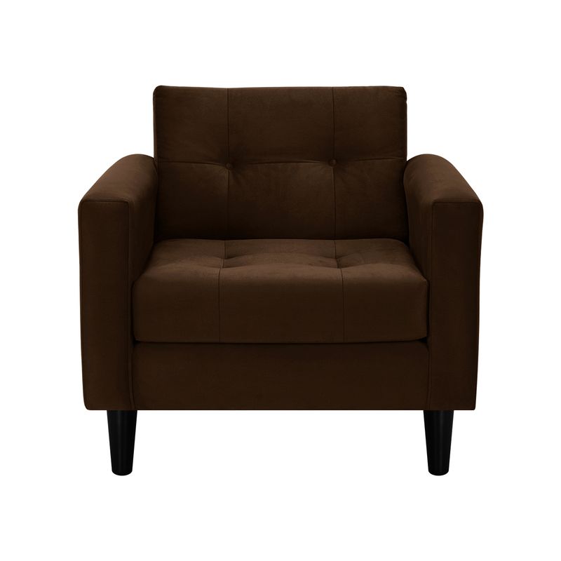 BODEVIR - Sofa Retro 1C Felpa 00 Chocolate