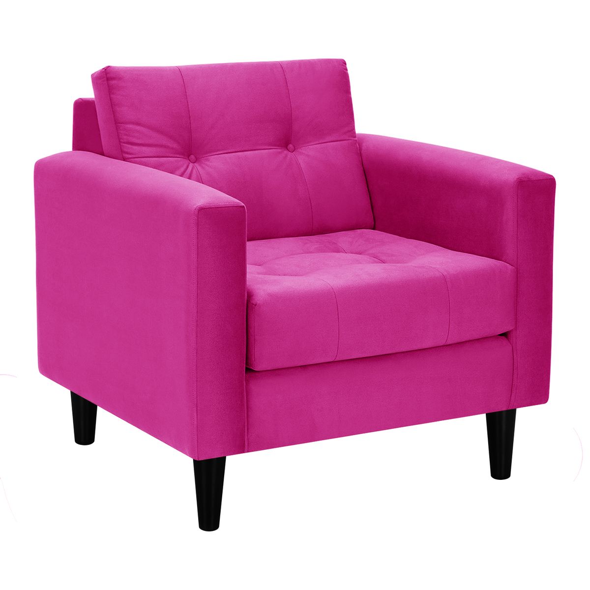 BODEVIR - Sofa Retro 1C Felpa 00 Fucsia