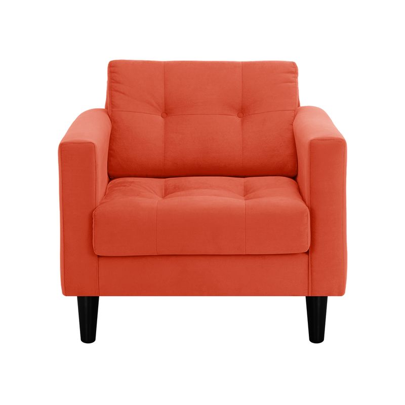 BODEVIR - Sofa Retro 1C Felpa 00 Naranja