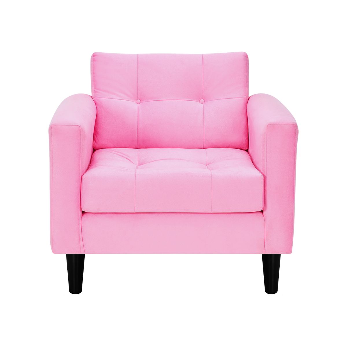 BODEVIR - Sofa Retro 1C Felpa 00 Rosado