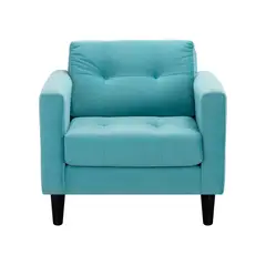 BODEVIR - Sofa Retro 1C Felpa 00 Turquesa