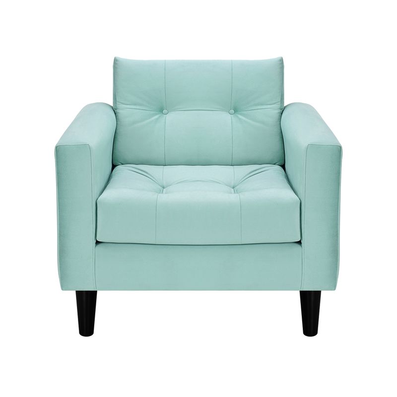 BODEVIR - Sofa Retro 1C Felpa 00 Verde Agua