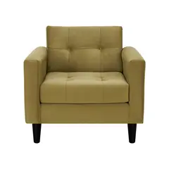BODEVIR - Sofa Retro 1C Felpa 00 Verde Musgo