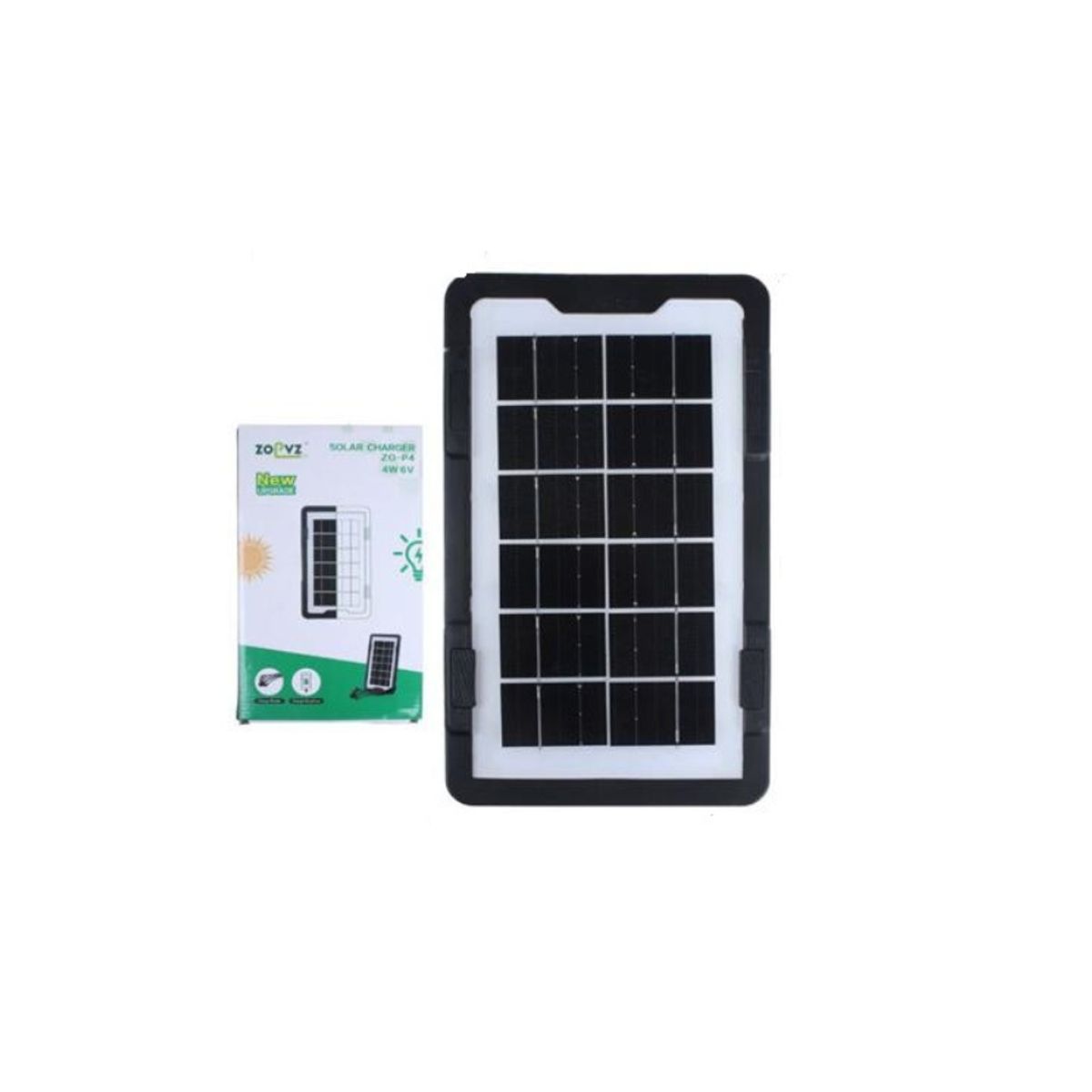 GENERICO - Panel Solar Fotovoltaico 4w 6v cargador movil portatil