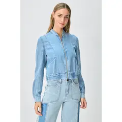 IO - Chaqueta Mezclilla Celeste