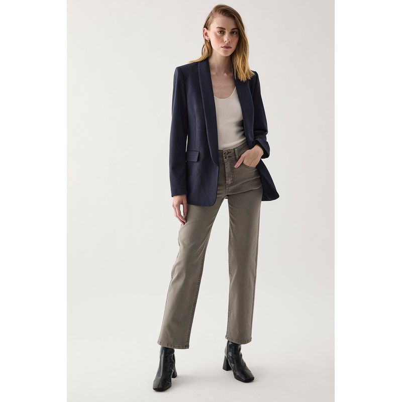 ASH - Blazer Liso Azul Ash