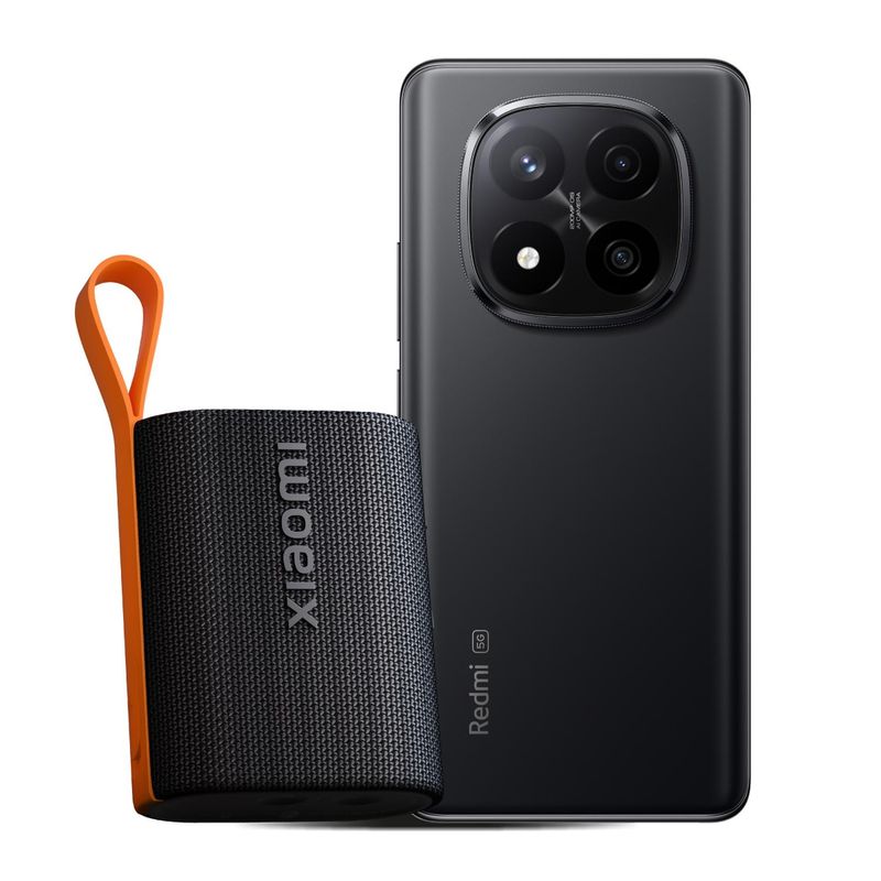 XIAOMI - KIT Celular Redmi Note 14 Pro+ 5G 256GB Midnight Black + Xiaomi Sound Pocket 5W