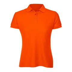 ANDESLAND OUTDOOR APPAREL - Polera Algodón Pique Manga Corta Velox Naranja Mujer