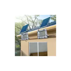 GENERICO - Lampara Led Solar Recargable Lh-82 100W panel led