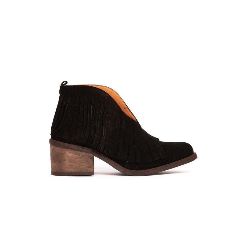 GIANI DAFIRENZE - Botin Mujer De Cuero Jane C1 Negro