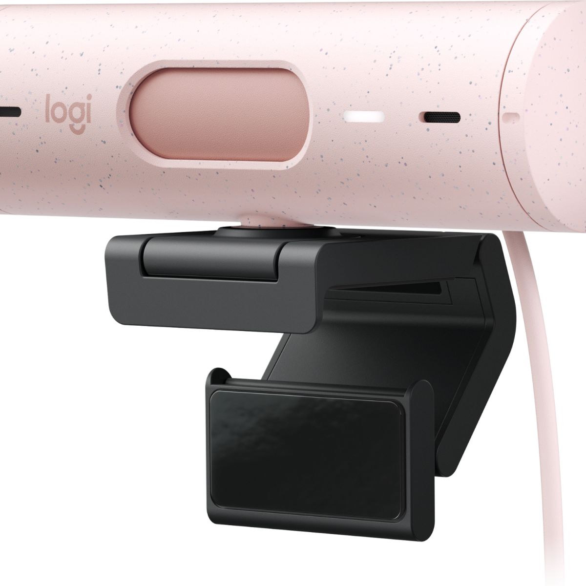 LOGITECH - Logitech Brio 500 Cámara Web, Full HD 1080p, Micrófono Integrado, USB-C, Color Rosa