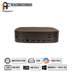 HP - Computador T740 Thin-Client Ryzen V1756B - 16GB - 512GB Win11-Office365 Rea