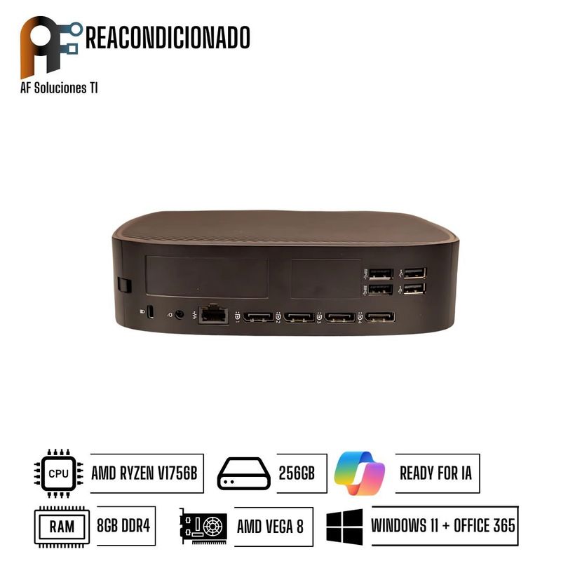 HP - Computador HP T740 Thin-Client Ryzen V1756B - 8GB - 256GB Win11-Office365 Rea