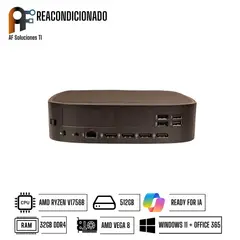 HP - Computador T740 Thin-Client Ryzen V1756B - 32GB - 512GB Win11-Office365 Rea