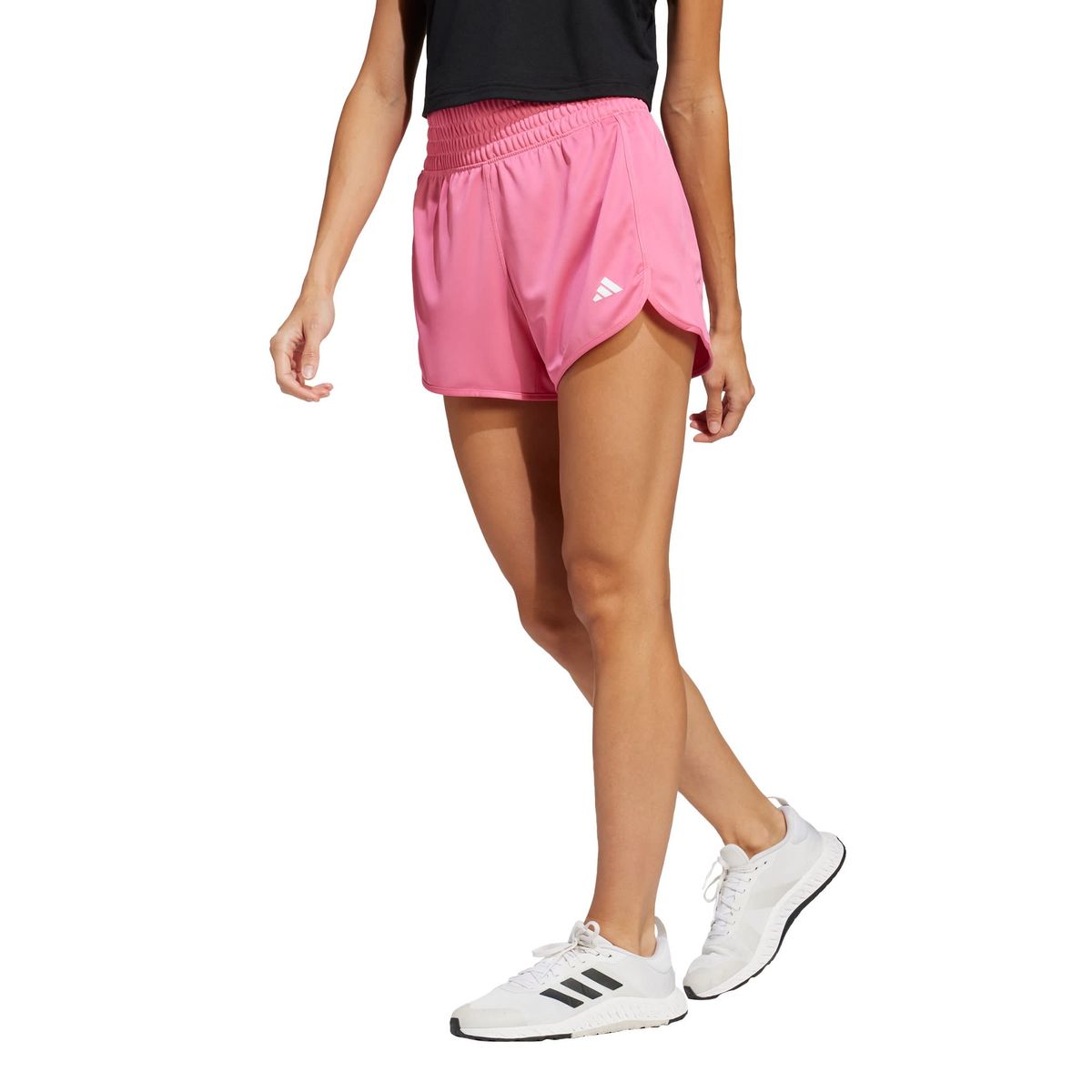 ADIDAS - Shorts Pacer Essentials Tejidos Tiro Alto