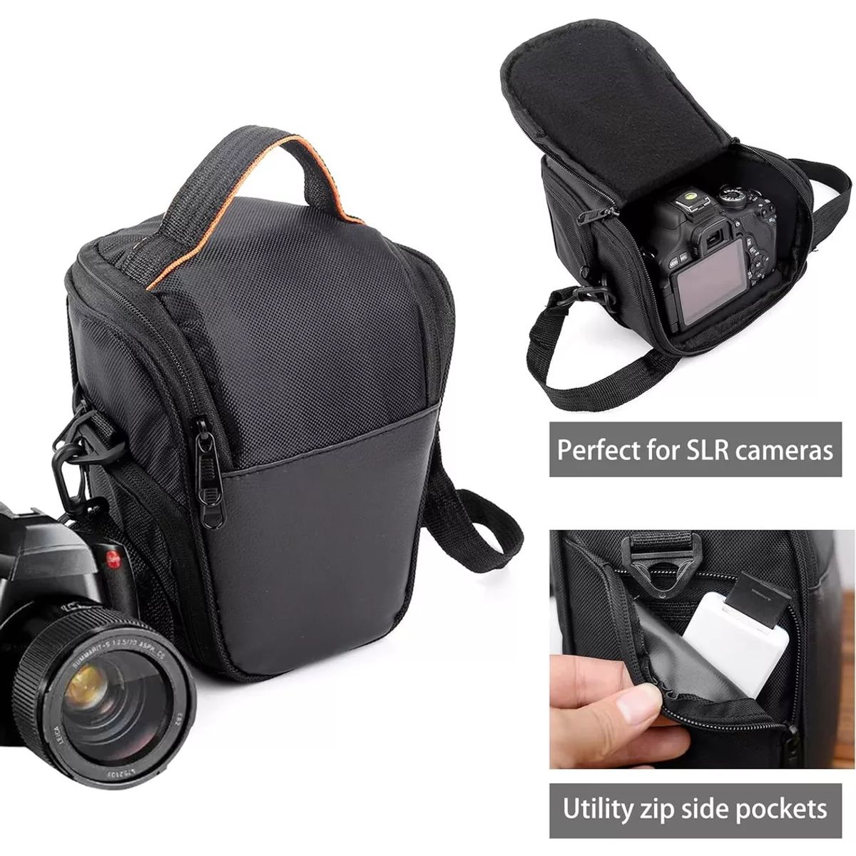 KUANGYE - Bolso Cámara Fotográfica Lente Dslr Para Canon Acolchado