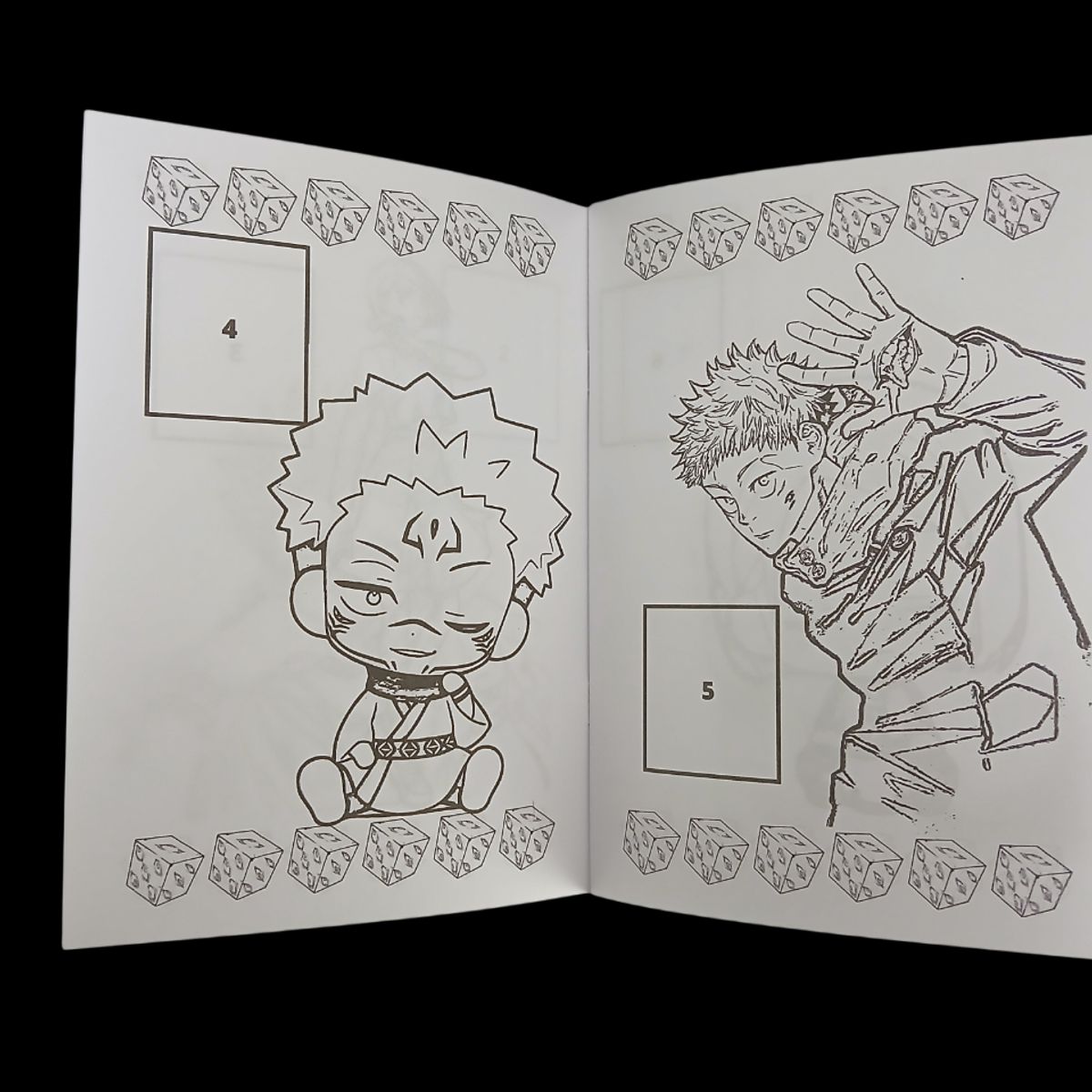 GENERICO - Libro para pintar Jujutsu Kaisen con stickers