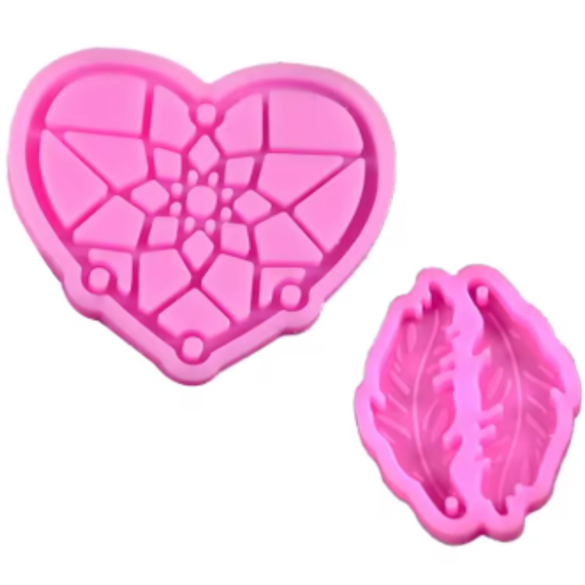 GENERICO - Molde Silicona Atrapasueño De Corazón