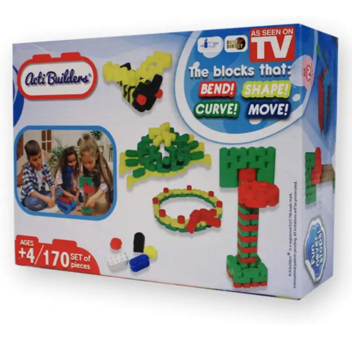 GENERICO - Bloques de Construcción Infantil 170 Pcs