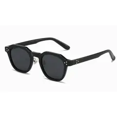GENERICO - Gafas Lentes De Sol Retro Polarizadas Ovaladas