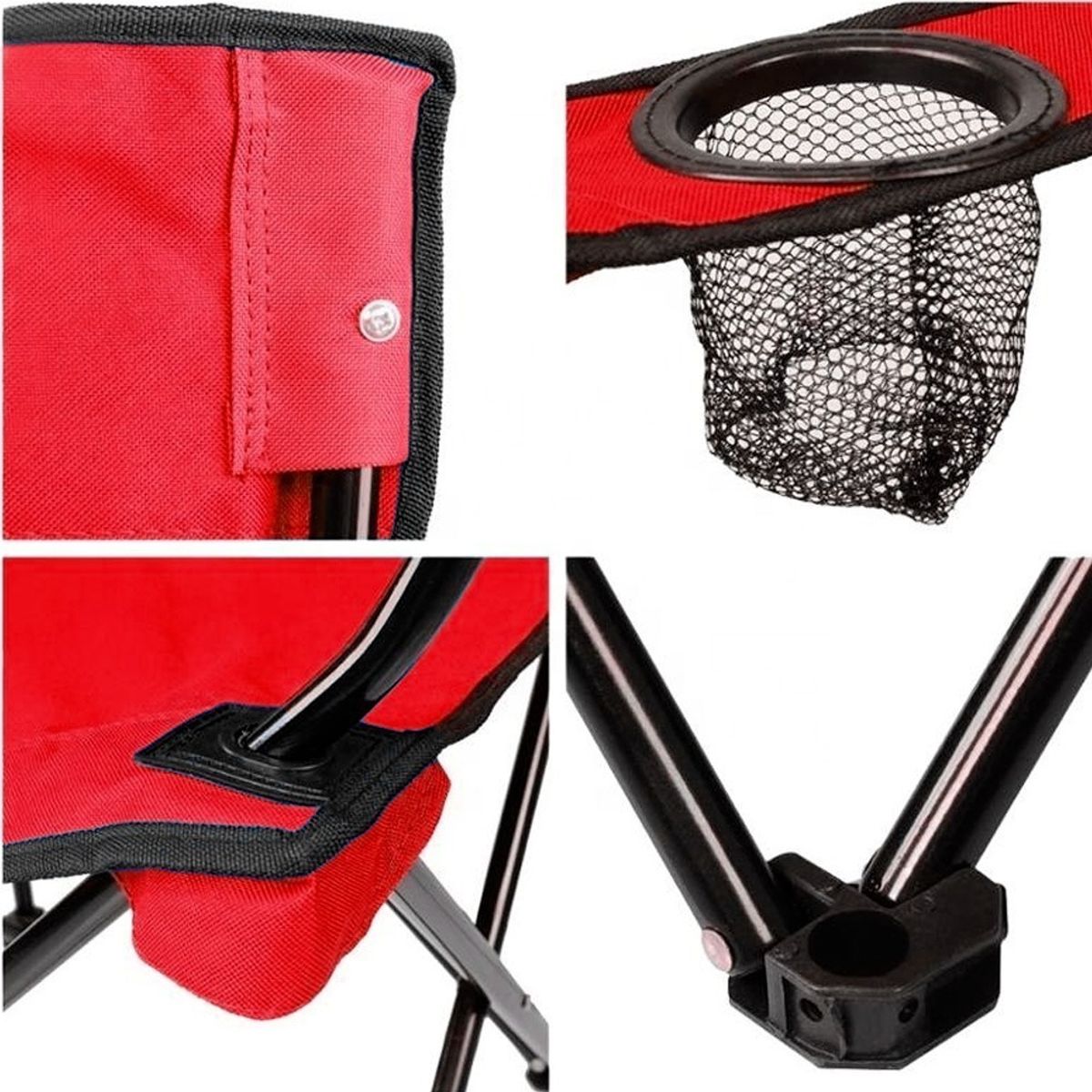 JARDIMEX - Silla Plegable Playa Alberca Camping Pesca Jardin Paseos ROJA