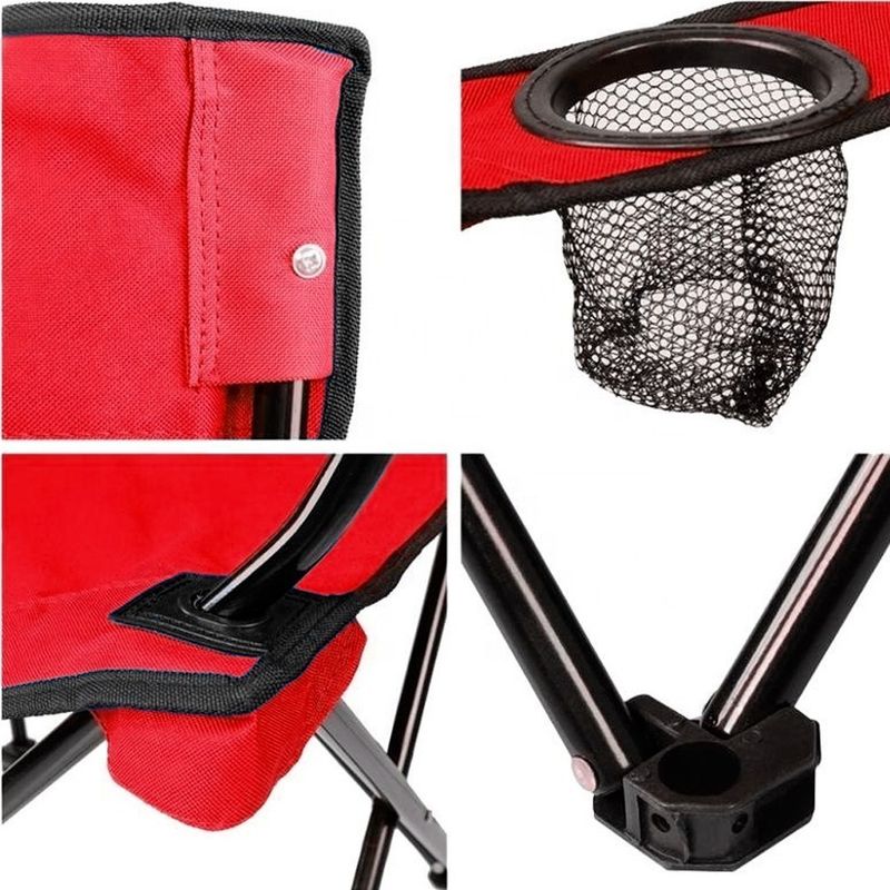 JARDIMEX - Silla Plegable Playa Alberca Camping Pesca Jardin Paseos ROJA