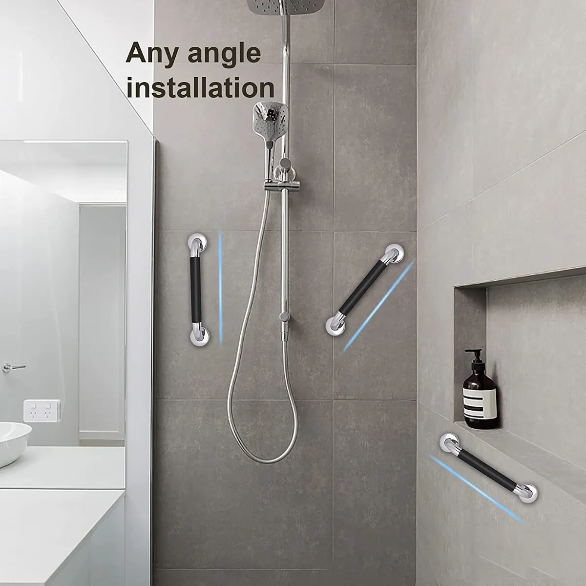 BITART - Barras Agarradera De Seguridad Baño Apoyo Acero Inox