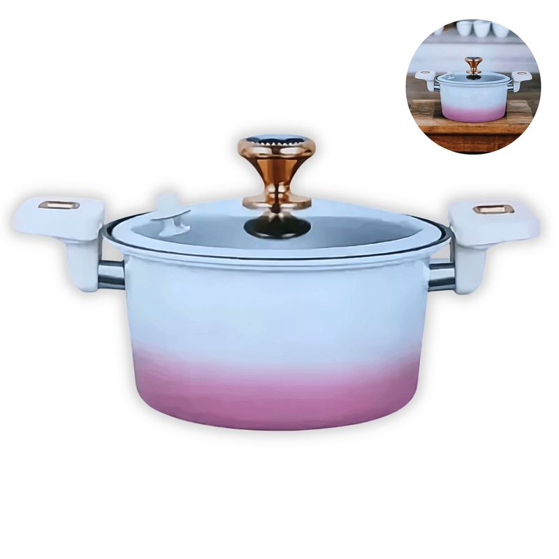 UTILISIMO - Olla 5 Litros Multifuncional Antiadherente Cocina Hogar