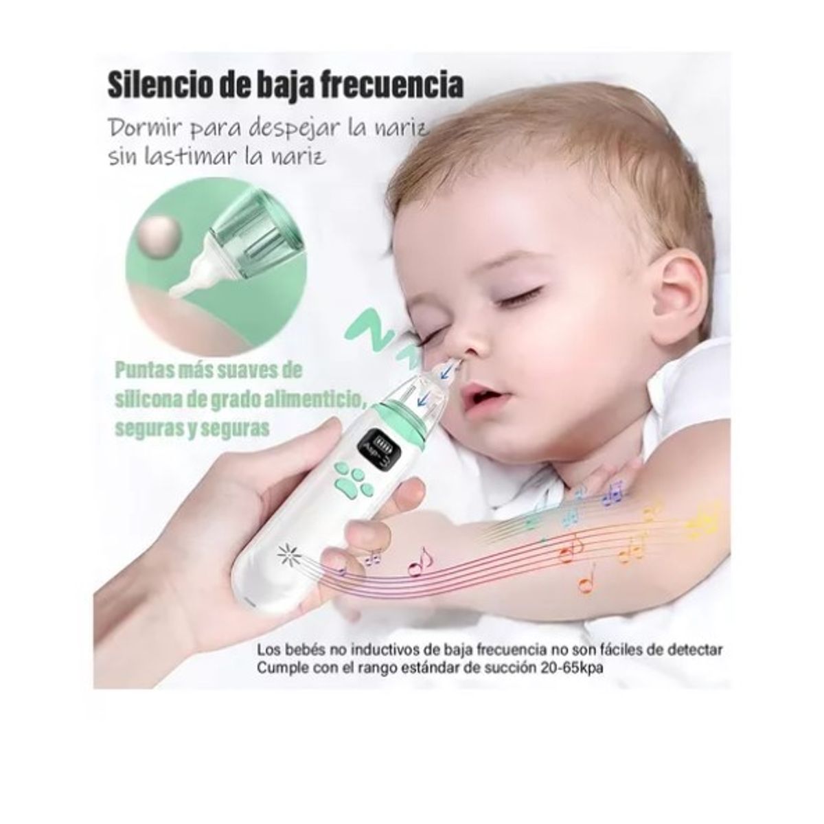 ESHOPANGIE - Aspirador Nasal Para Bebe Saca Mocos Electrico Limpiador