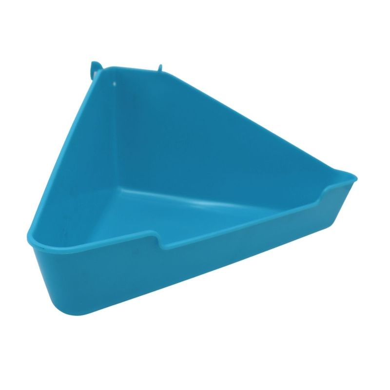 GENERICO - Letrina Living World Baño Esquinero Roedores Mediana azul