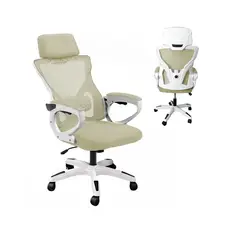 RD - Silla Oficina Escritorio Regulable Ergonomica Apoyacabeza Champagne