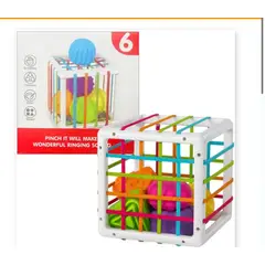 GENERICO - Juguete Interactivo De Habilidad Motora Cubo Montessori