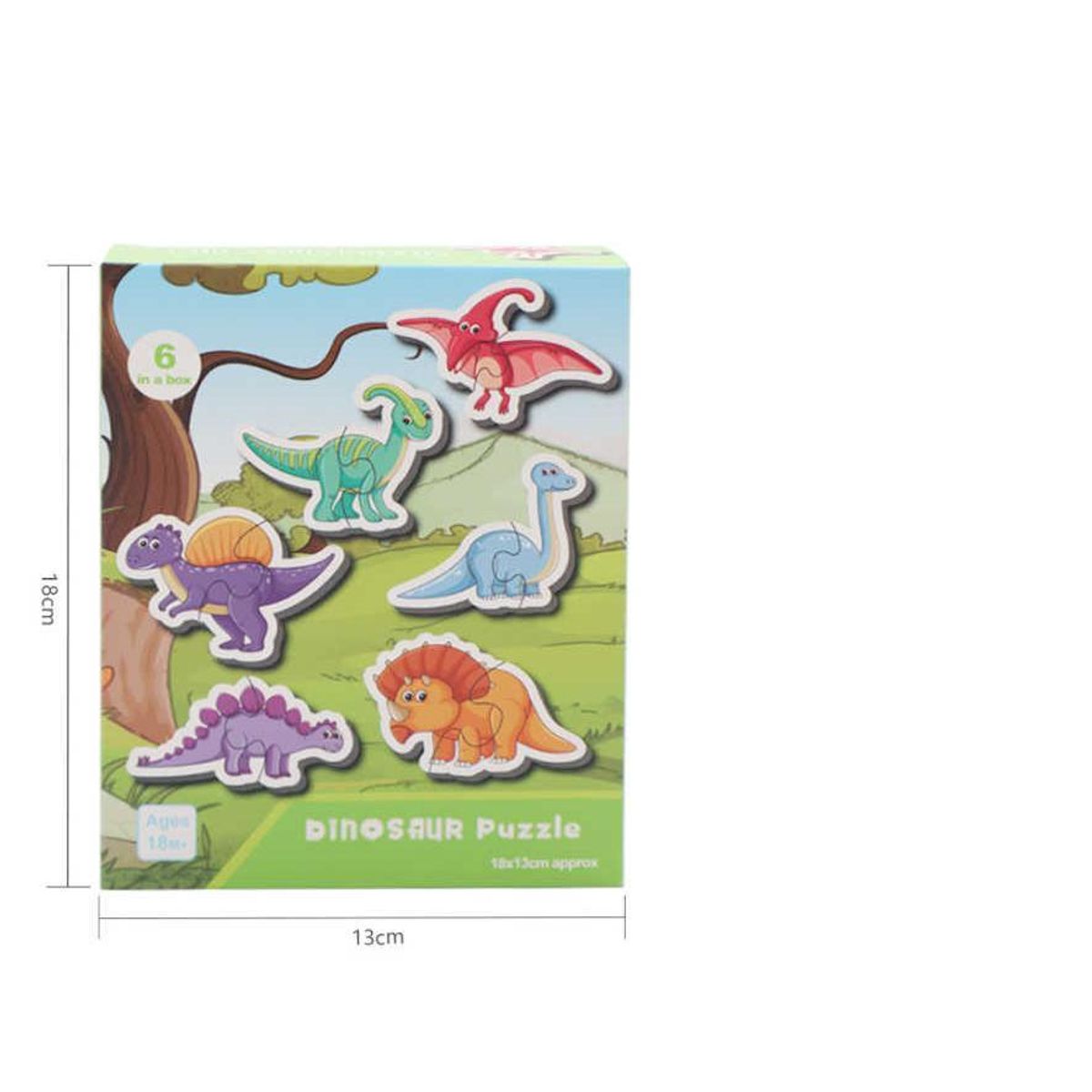 GENERICO - Rompecabezas seis en uno 18X13CM