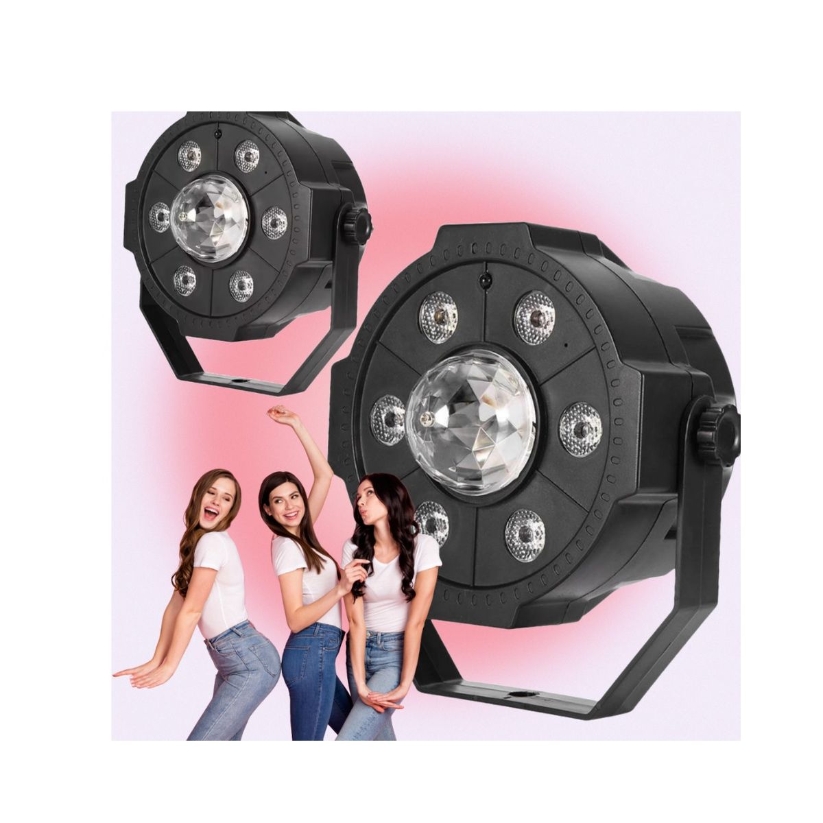 GENERICO - Luz Led Reflector Rgbw Ideal Para Fiestas Discos Eventos SK