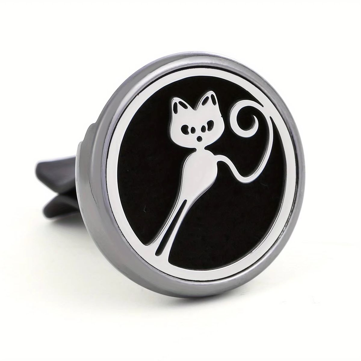 GENERICO - Porta fieltro difusor de ambiente auto Diseño Gato