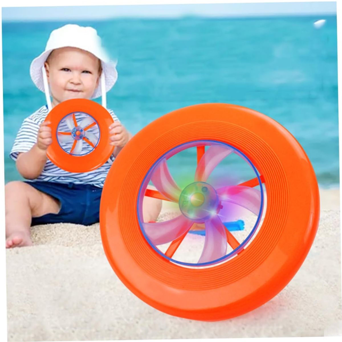 GENERICO - Platillo Volador Luminoso Nocturno Para Niños