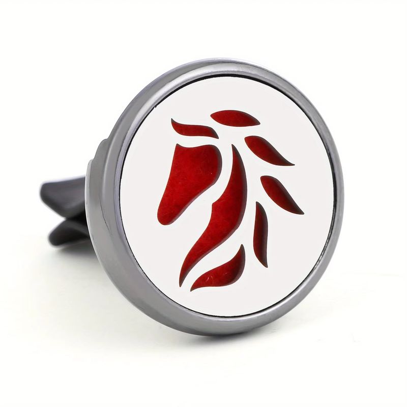 GENERICO - Porta fieltro difusor de ambiente auto Diseño Caballo